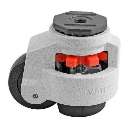 Casters Wheels & Industrial Handling Foot Master Swivel Stem Manual Leveling Caster - 1650 Lb. Cap. - 75mm Dia. Nylon Wheel GD-100S